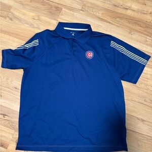 Antigua Men's Navy Polo Shirt with White Accents